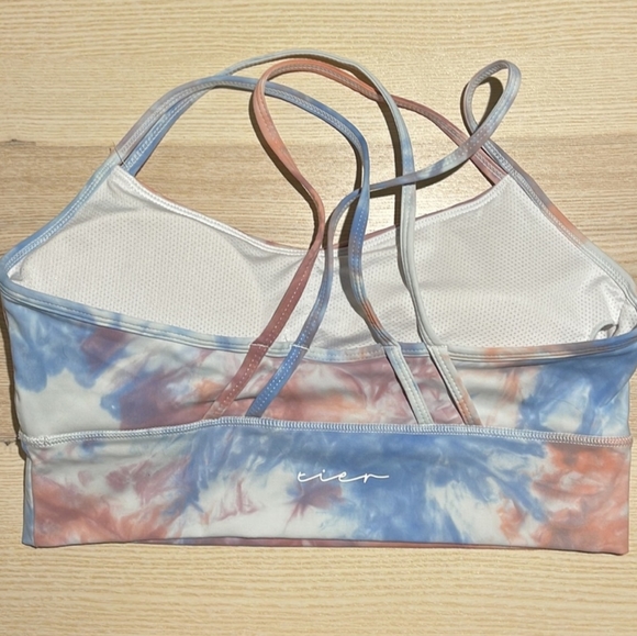 Tier Activewear Tie Dyed Sports bra strappy Racerback - Picture 4 of 5